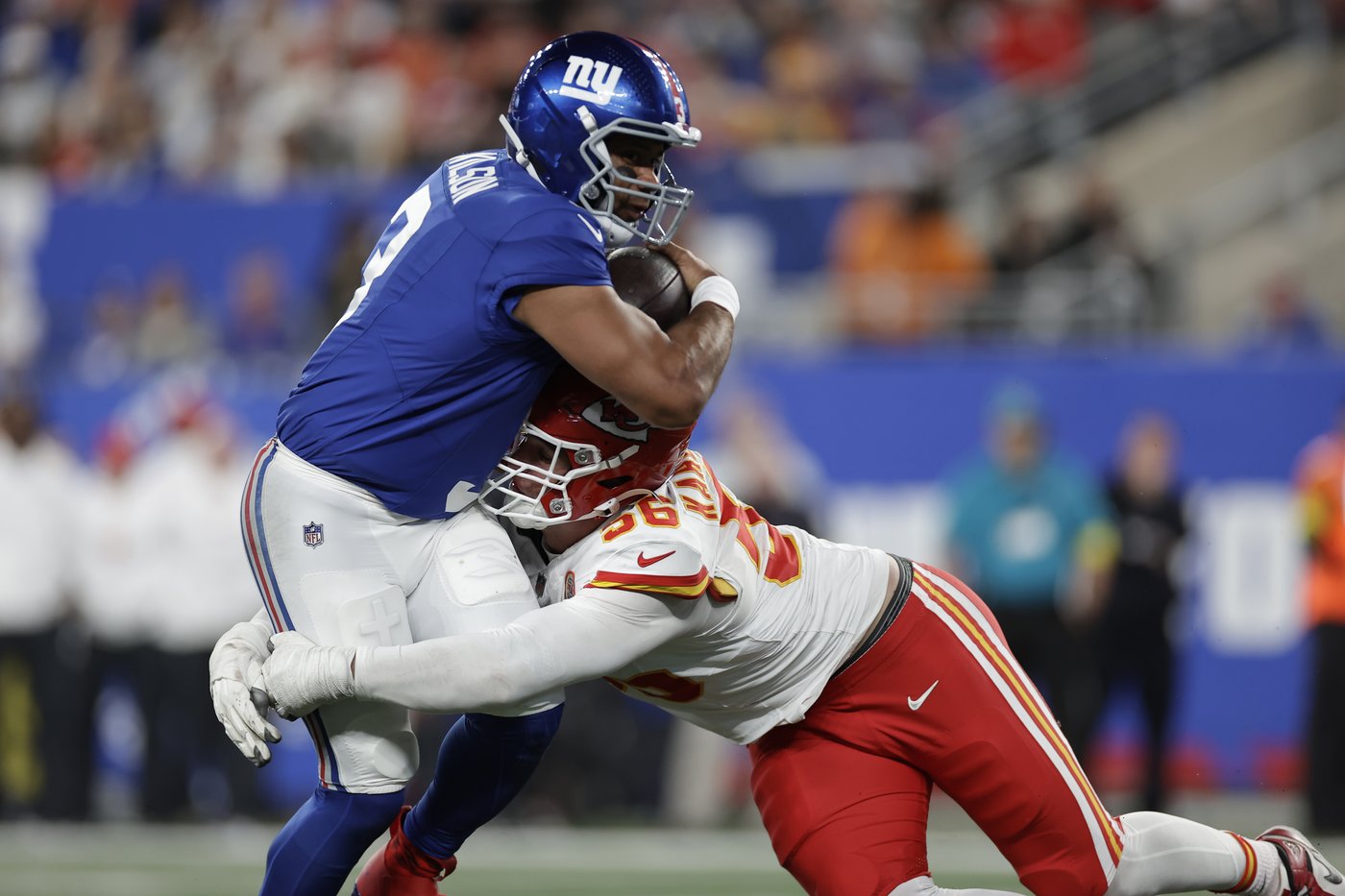 Patrick Mahomes and the Chiefs beat the Giants 22-9 for their first win this season | iNFOnews.ca Patrick Mahomes and the Chiefs beat the Giants 22-9 for their first win this season | iNFOnews.ca