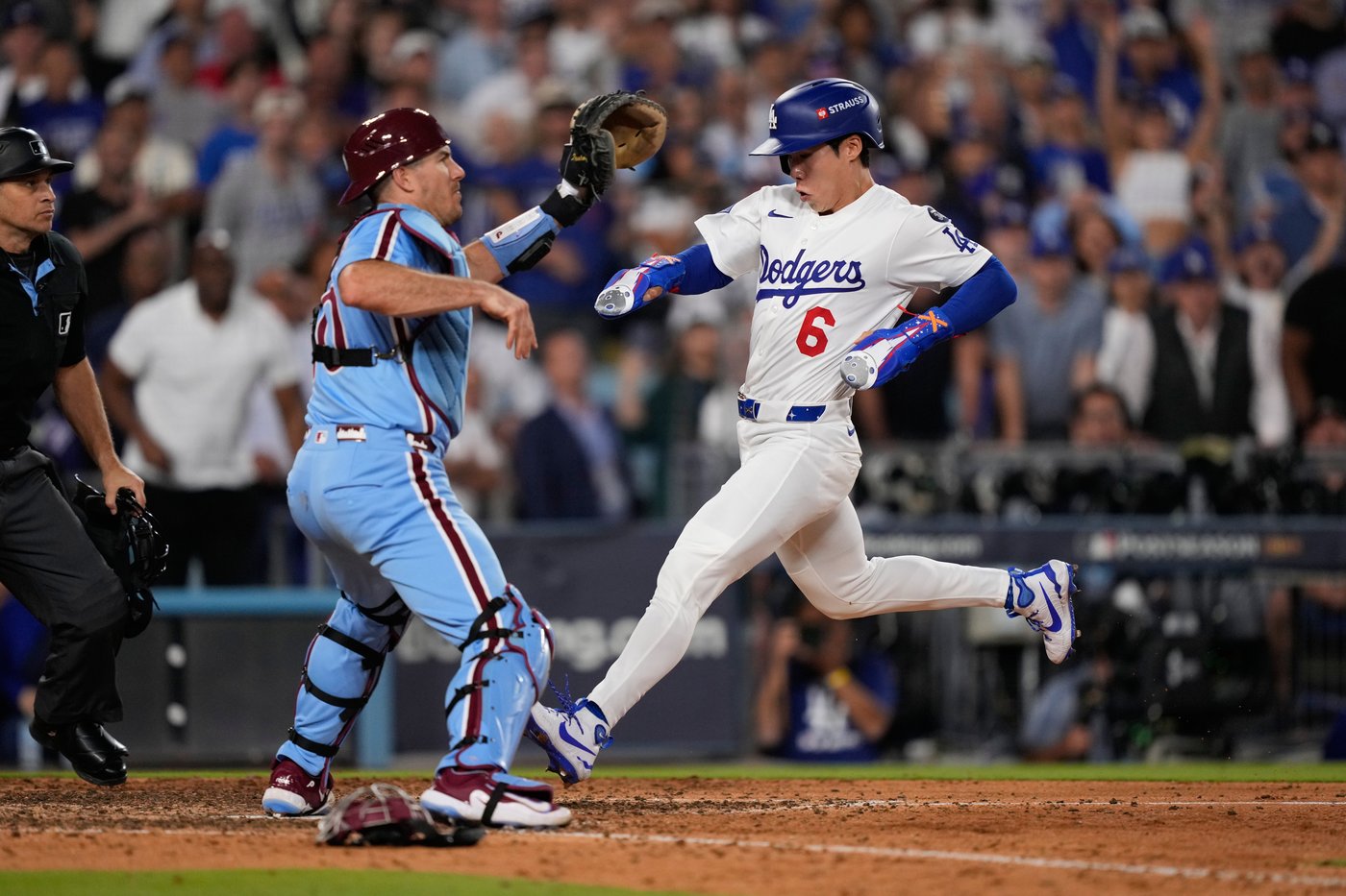 Dodgers advance to NLCS, beat Phillies 2-1 on Kerkering's 11th-inning error | iNFOnews.ca Dodgers advance to NLCS, beat Phillies 2-1 on Kerkering's 11th-inning error | iNFOnews.ca
