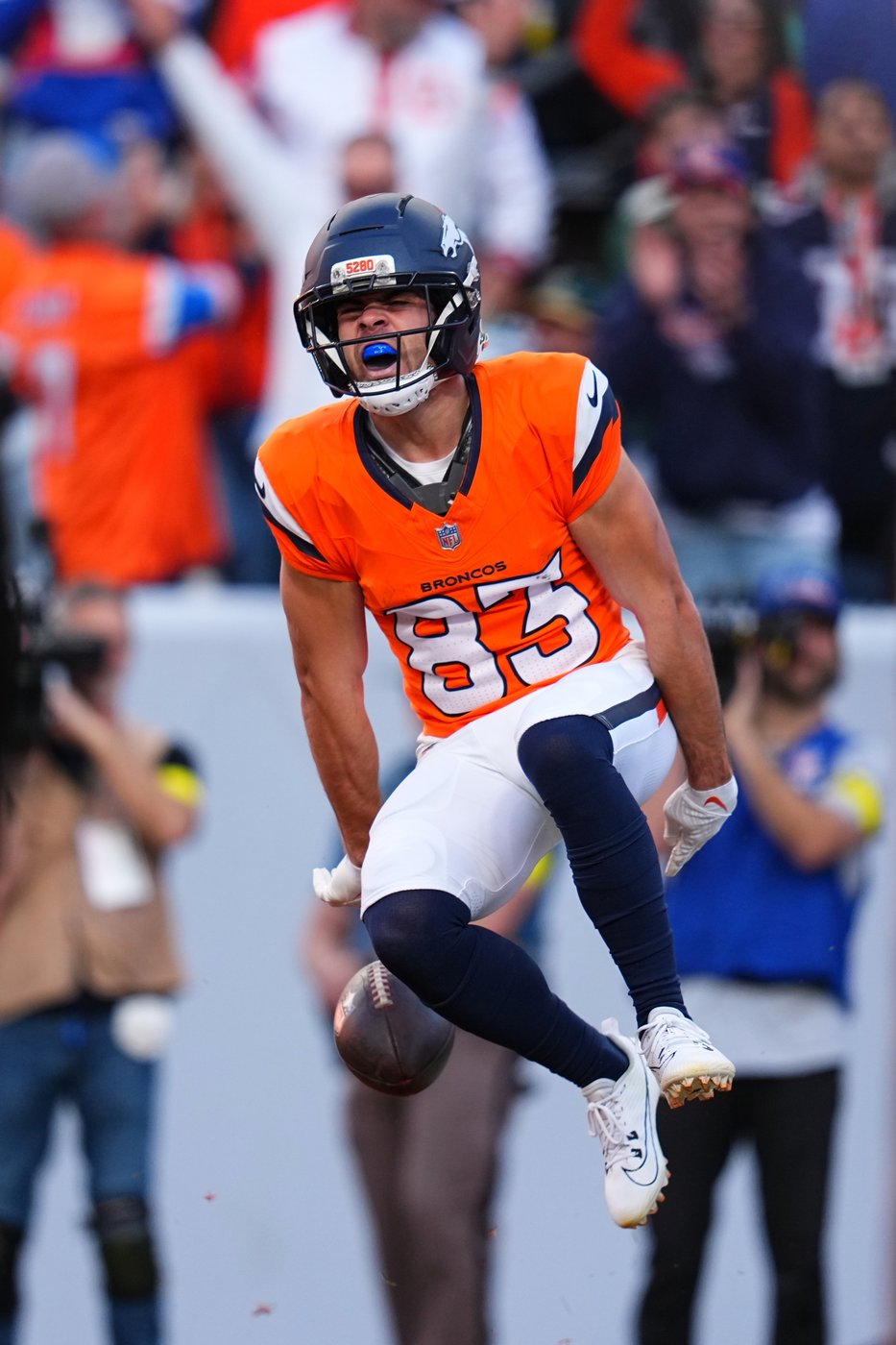 Broncos' Michael Bandy savors his first NFL TD after being cut 9 times in 5 years | iNFOnews.ca