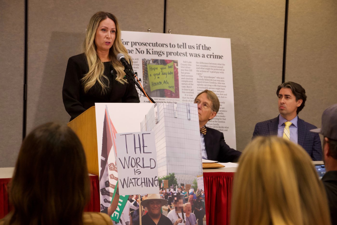 Months after a man was killed at a 'No Kings' march in Utah, his wife still seeks answers | iNFOnews.ca