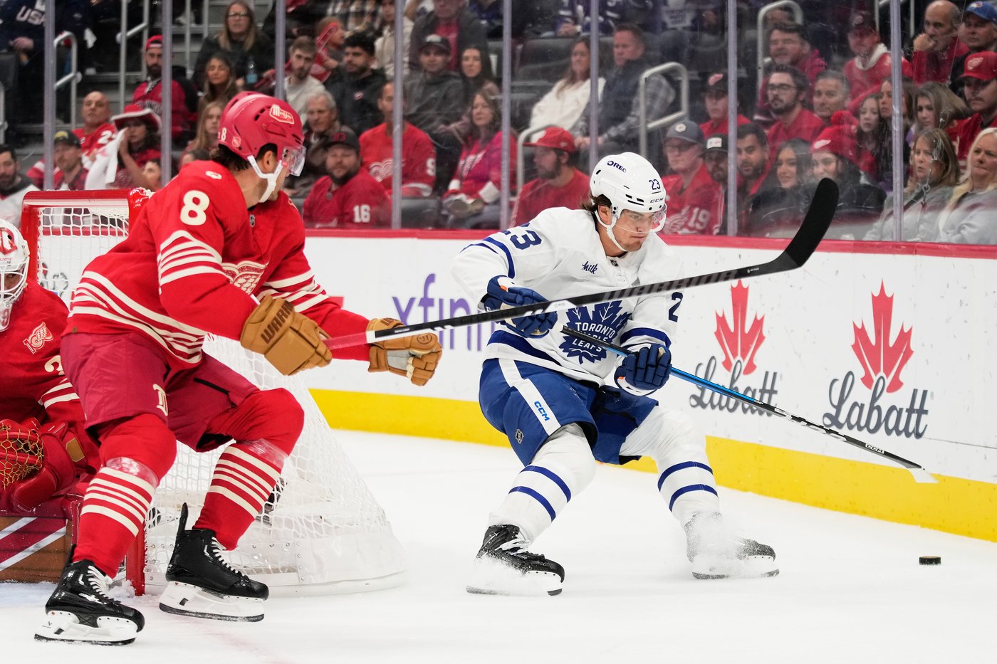 Raymond scores twice as Red Wings beat Maple Leafs 6-3 | iNFOnews.ca
