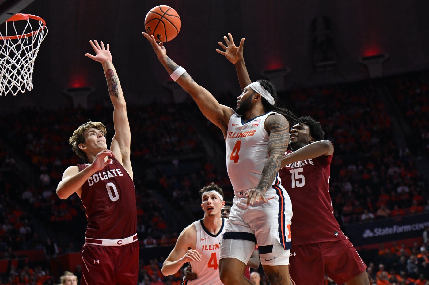 Mirkovic's 27 points and 21 rebounds carry No. 14 Illinois to 84-65 win over Colgate | iNFOnews.ca Mirkovic's 27 points and 21 rebounds carry No. 14 Illinois to 84-65 win over Colgate | iNFOnews.ca