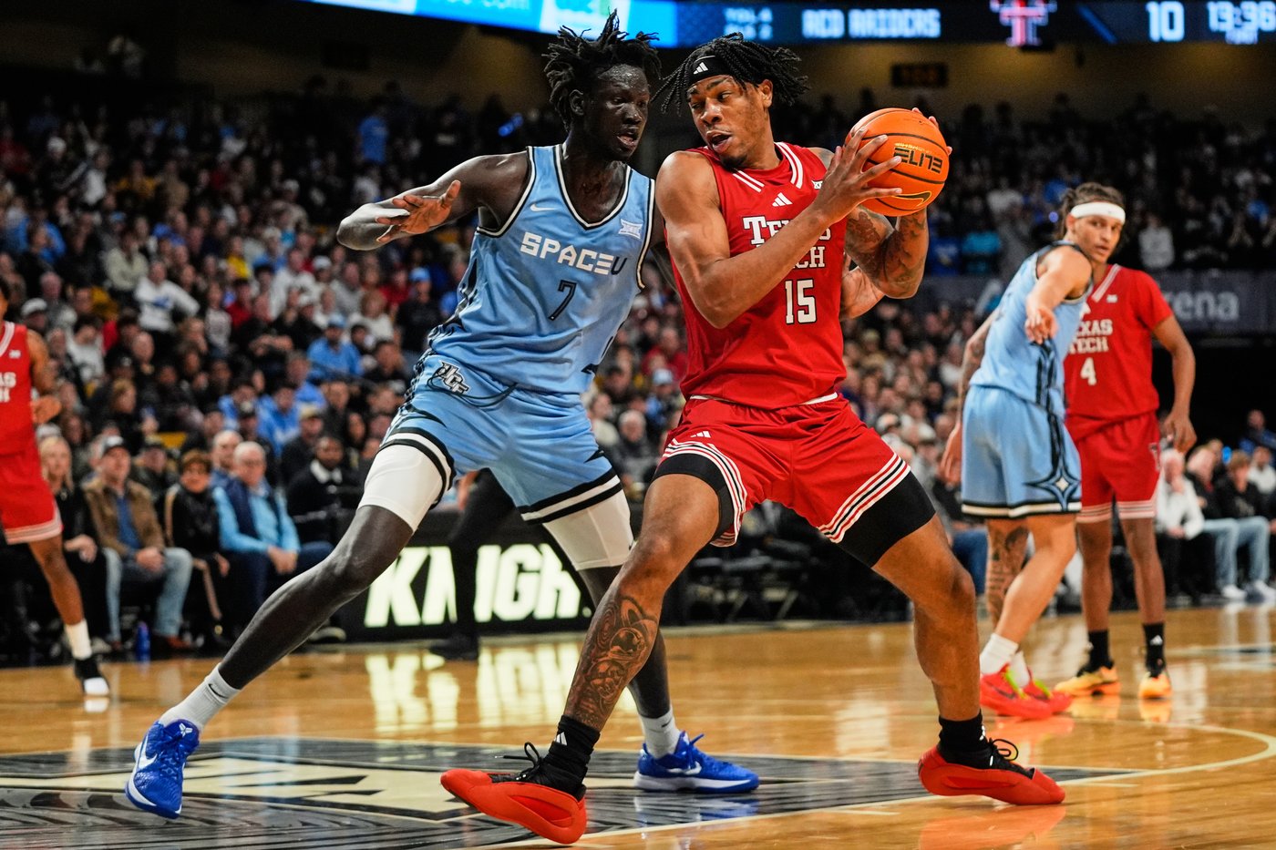 UCF outmuscles No. 11 Texas Tech 88-80 to score third straight Big 12 win | iNFOnews.ca