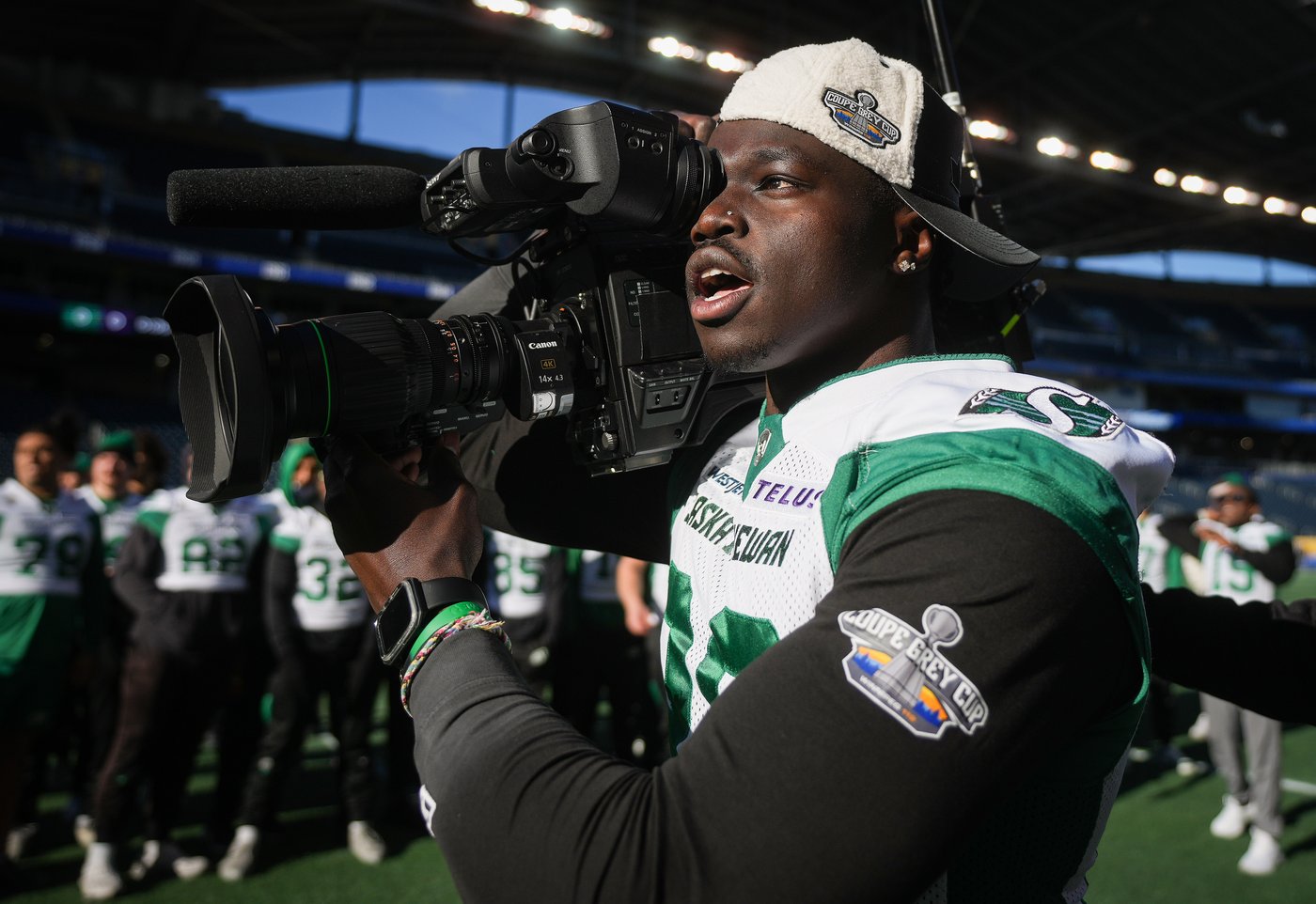 Photo Gallery: Roughriders and Alouettes Walkthrough Stadium Pre-Grey Cup | iNFOnews.ca