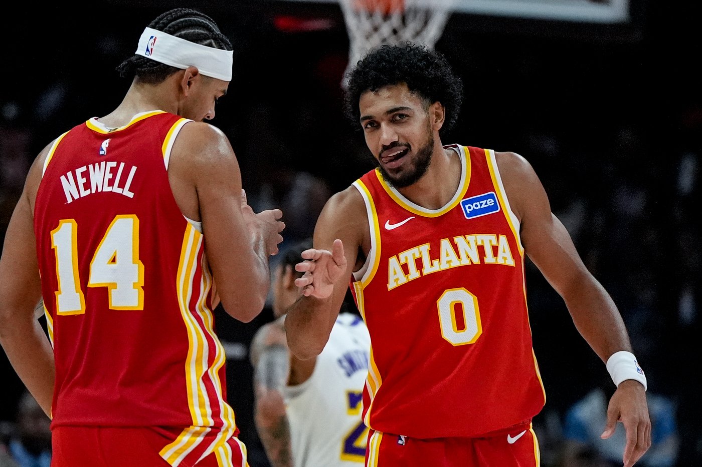 Banged-up Hawks roll to a 122-102 victory over the Lakers as Gueye scores a career-high 21 points | iNFOnews.ca Banged-up Hawks roll to a 122-102 victory over the Lakers as Gueye scores a career-high 21 points | iNFOnews.ca