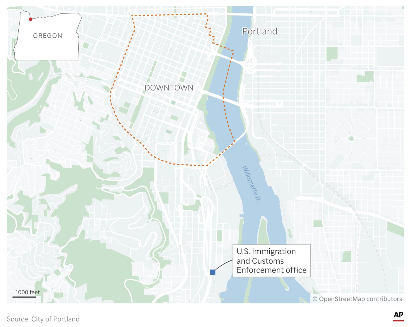 Trump threatened Portland with troops to quell protests. The mayor says it's not needed | iNFOnews.ca