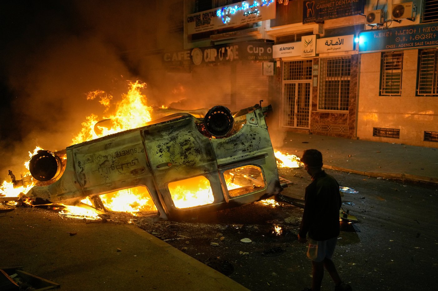 Youth-led anti-government protests in Morocco turn deadly, with 2 killed in a small town | iNFOnews.ca