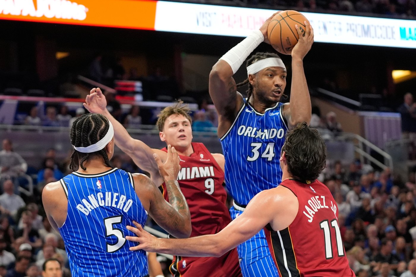 Franz Wagner scores 32 points, Magic hold off Heat 106-105 | iNFOnews.ca