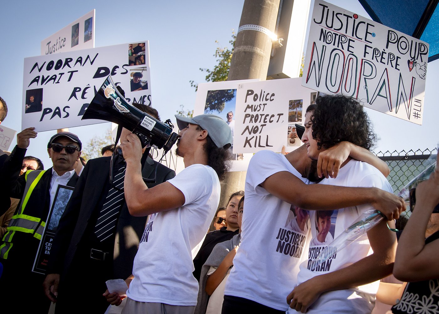 'Devastated:' Family, friends hold vigil for 15-year-old boy fatally shot by police | iNFOnews.ca
