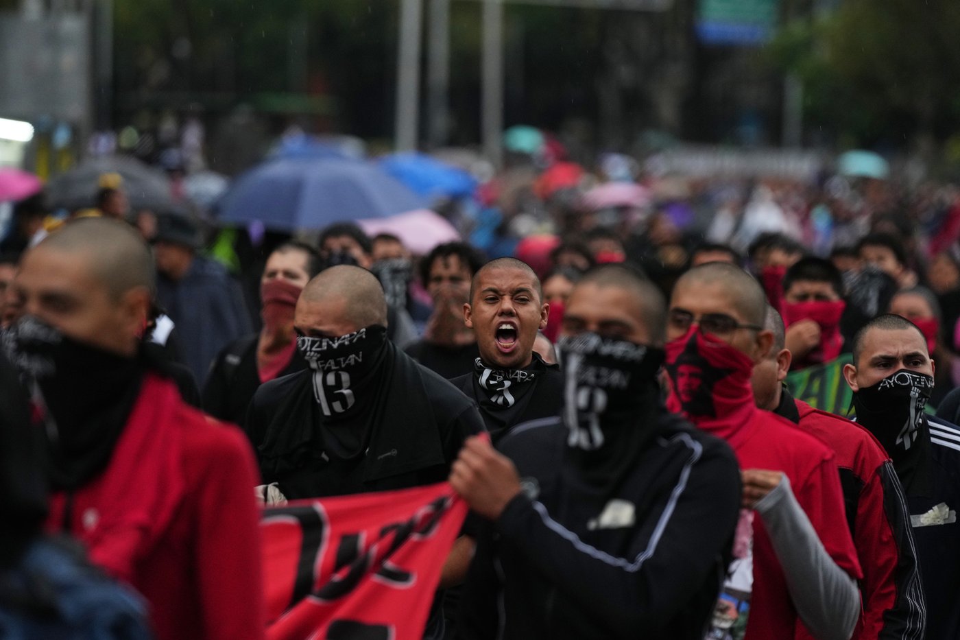 Families of Mexico's 43 disappeared students demand truth and justice 11 years later | iNFOnews.ca