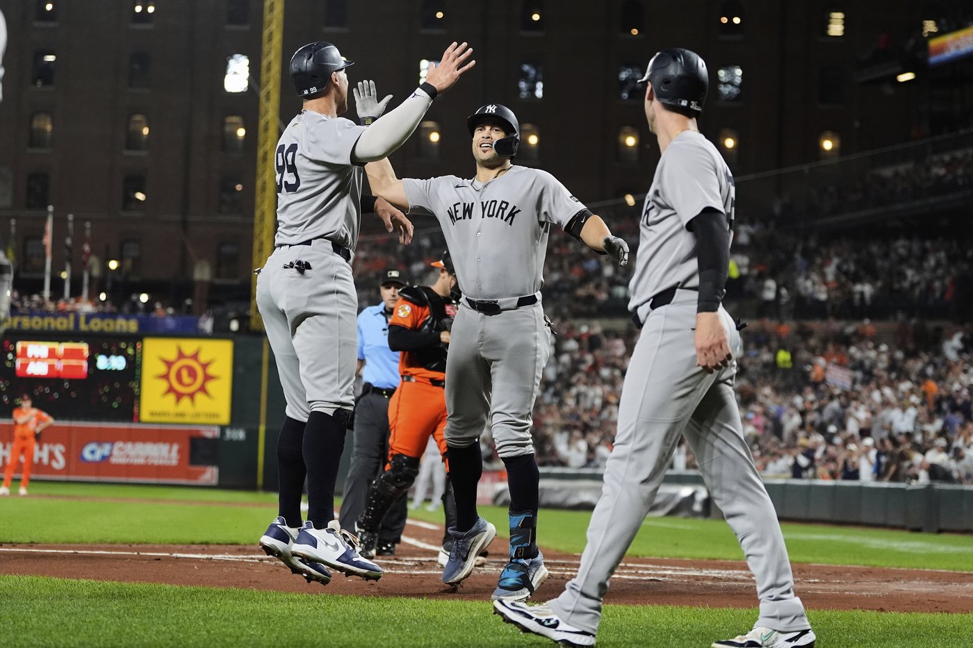 Judge hits 49th homer and Stanton smacks 3-run shot to lead Yankees past Orioles 6-1 | iNFOnews.ca Judge hits 49th homer and Stanton smacks 3-run shot to lead Yankees past Orioles 6-1 | iNFOnews.ca