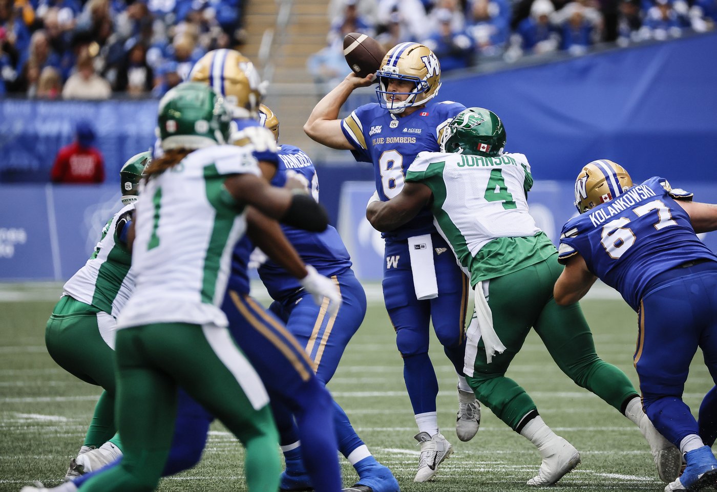 Micah Johnson retires as a player to become Riders defensive line coach | iNFOnews.ca