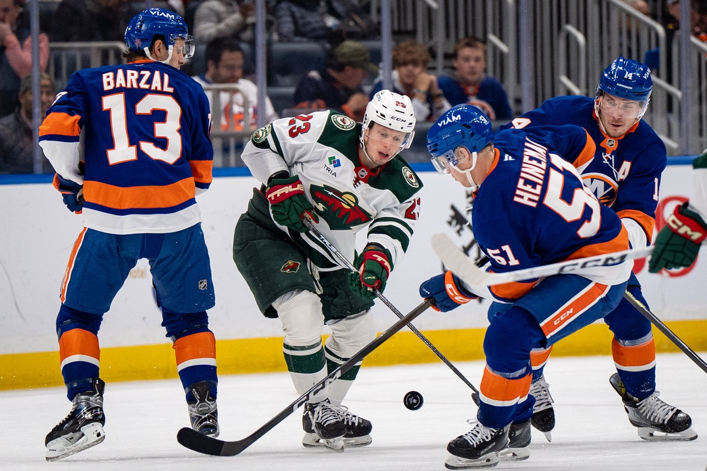 Kaprizov has goal and assist as Wild beat Islanders 5-2 for 3rd win in 4 games | iNFOnews.ca
