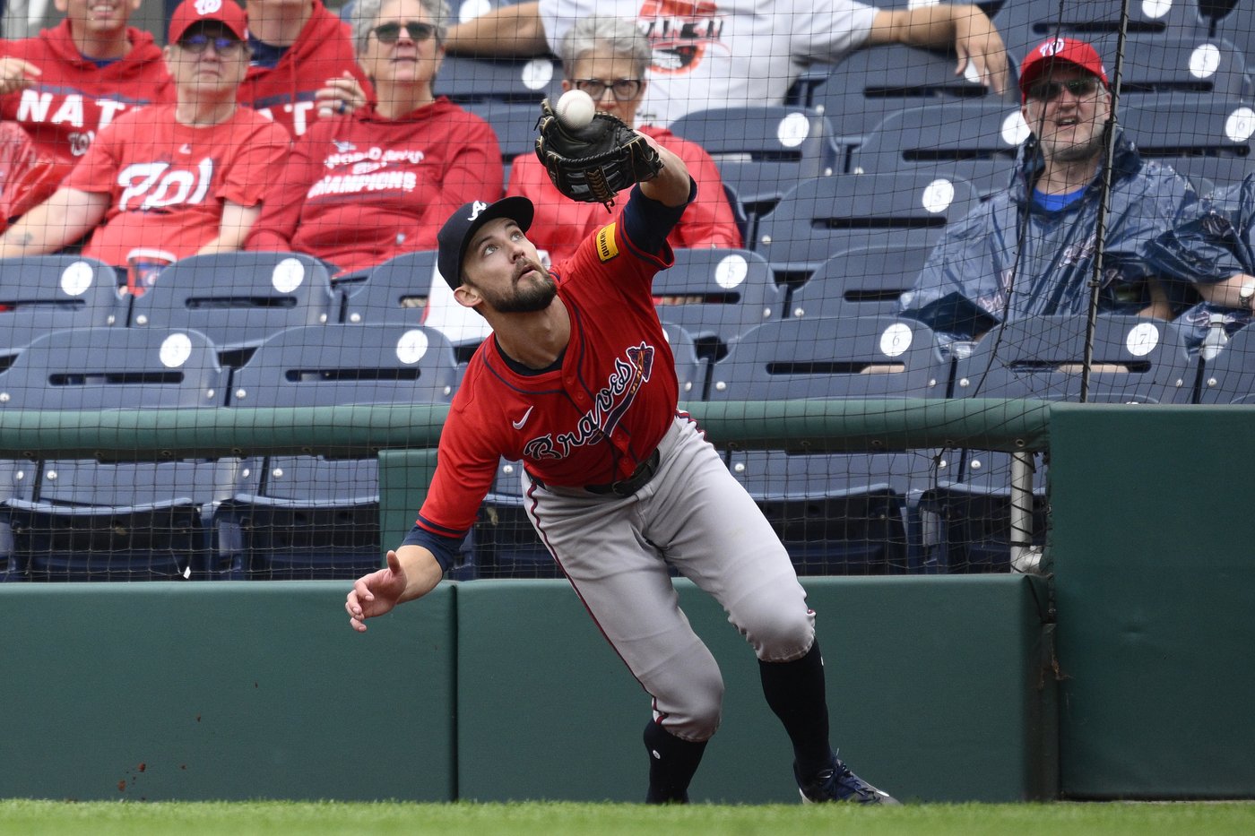 Olson homers in 4th consecutive game, Suarez Ks 9 as Braves beat Nationals 6-3 | iNFOnews.ca
