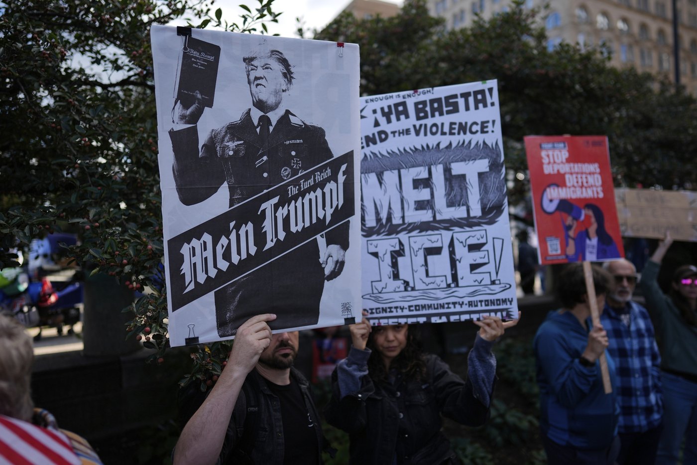 Photos capture Chicagoans’ protest against ICE and Trump’s intervention plans | iNFOnews.ca