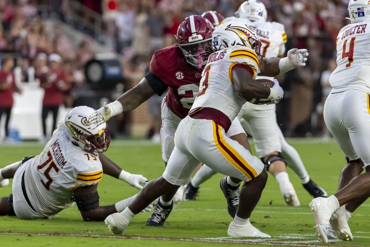 Ty Simpson completes all 17 of his passes as No. 21 Alabama rolls Louisiana-Monroe 73-0 | iNFOnews.ca Ty Simpson completes all 17 of his passes as No. 21 Alabama rolls Louisiana-Monroe 73-0 | iNFOnews.ca