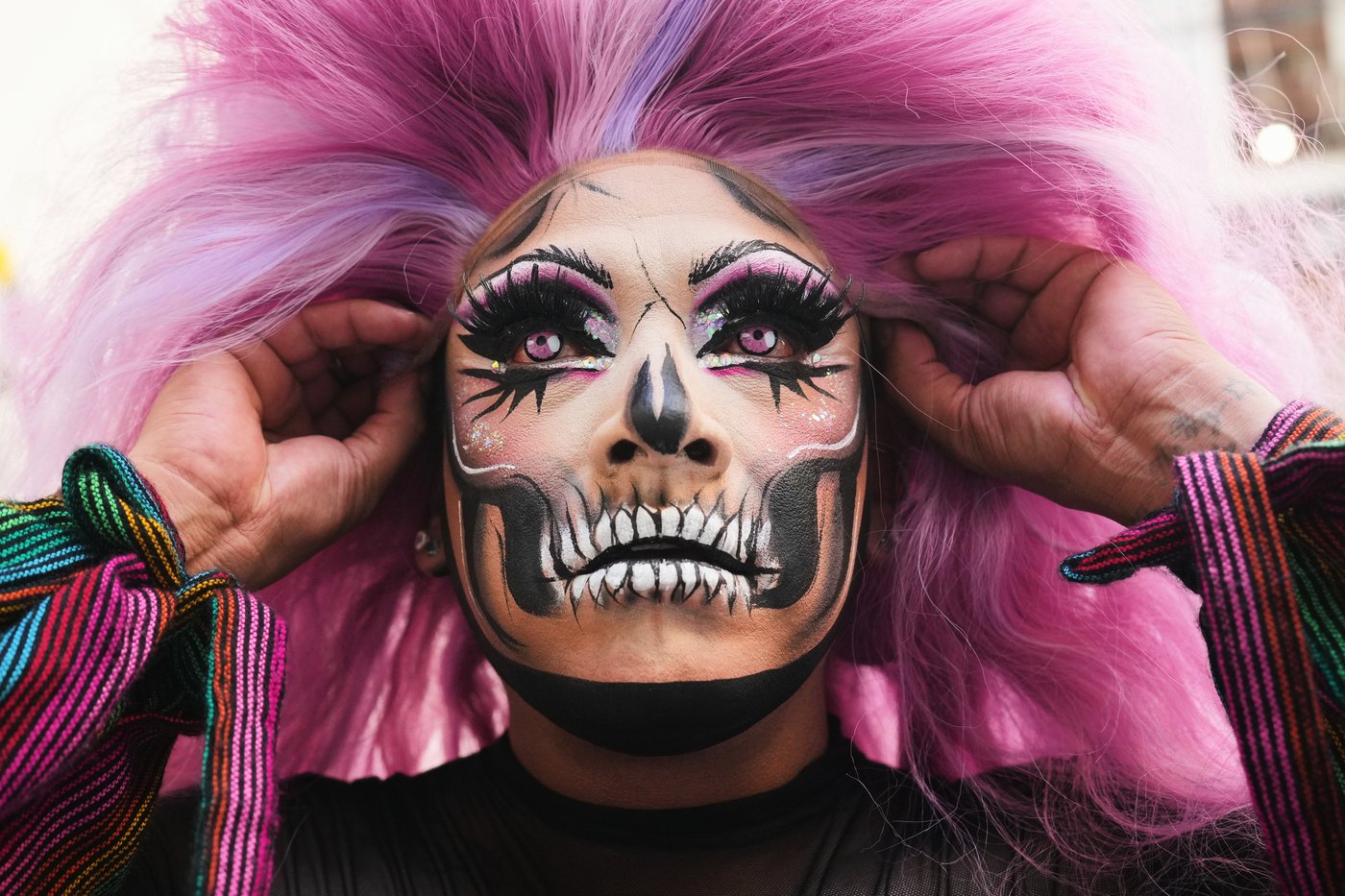 LGBTQ+ collective walks in Mexico City's Catrinas march ahead of Day of the Dead celebrations | iNFOnews.ca LGBTQ+ collective walks in Mexico City's Catrinas march ahead of Day of the Dead celebrations | iNFOnews.ca