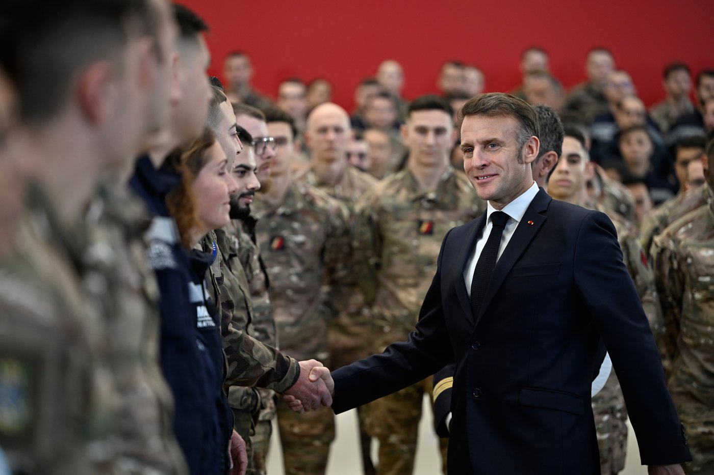 France's Macron laughs off 'harmless' eye condition as he addresses troops | iNFOnews.ca
