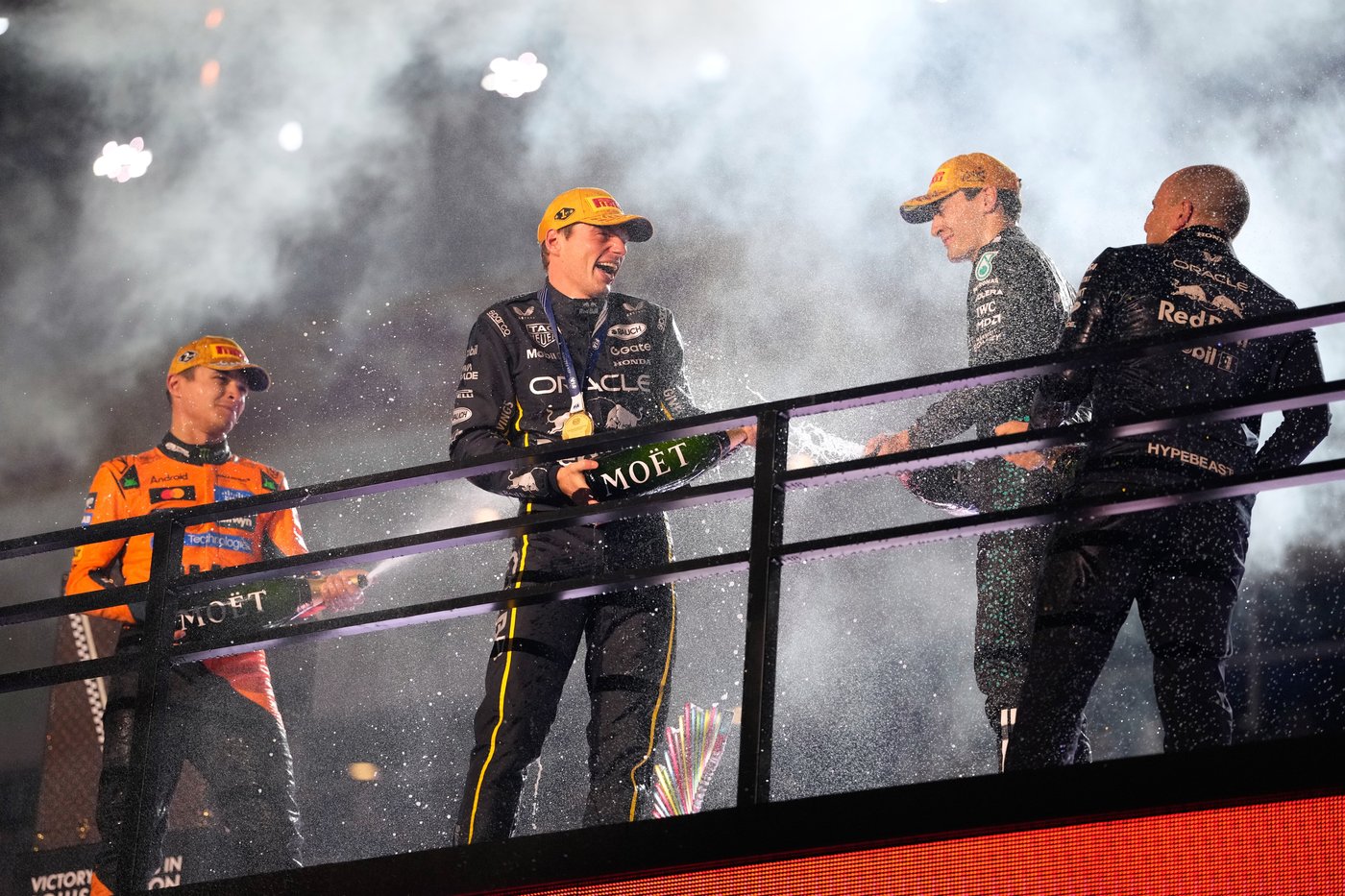 Verstappen has 5th F1 title in reach after Norris, Piastri disqualified in Las Vegas | iNFOnews.ca