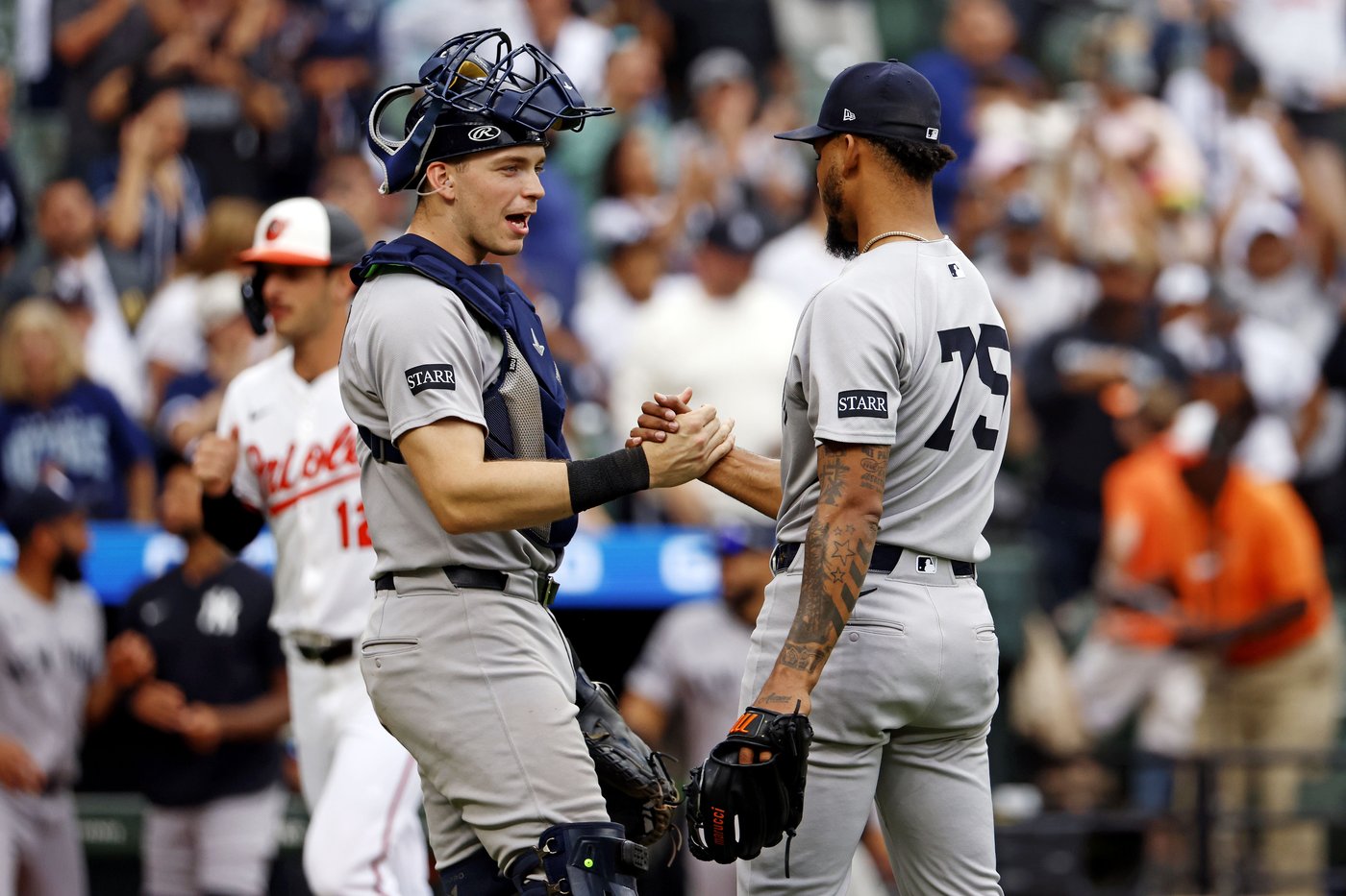 Rice's grand slam helps Yankees keep pace with Toronto; NY trails by 2 games in AL East with 6 left | iNFOnews.ca Rice's grand slam helps Yankees keep pace with Toronto; NY trails by 2 games in AL East with 6 left | iNFOnews.ca