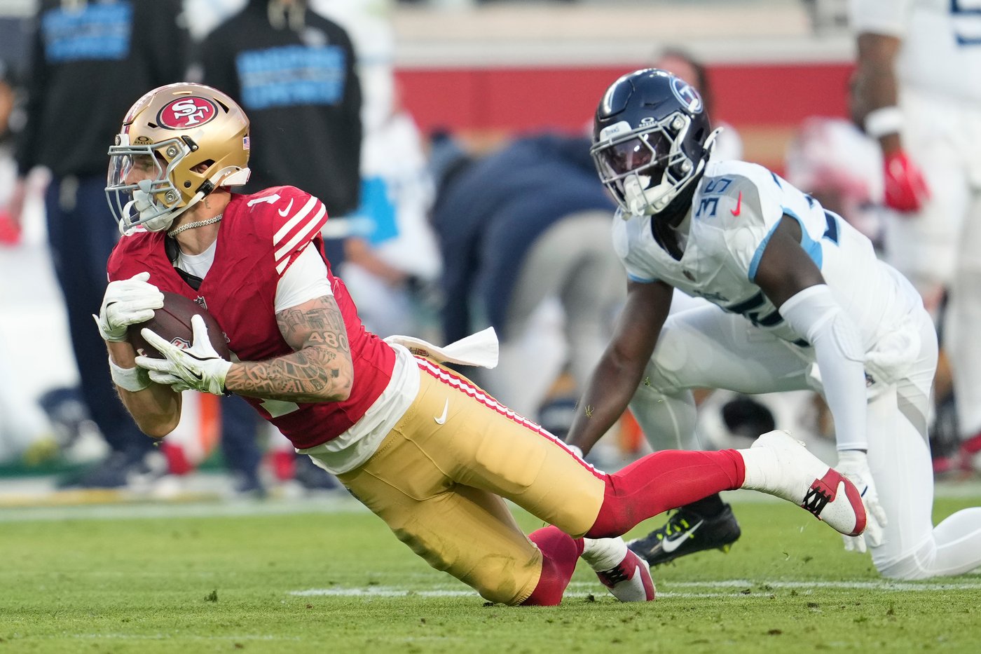 49ers' Ricky Pearsall to miss Monday night game vs. the Colts with a knee injury | iNFOnews.ca
