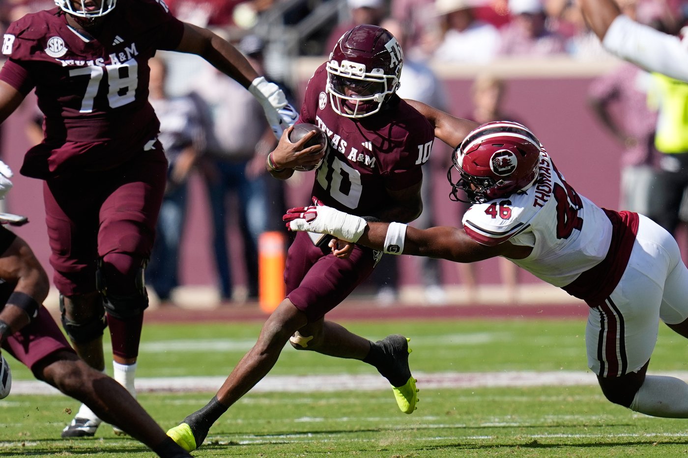 Marcel Reed's leadership and talent propel No. 3 Texas A&M to 1st 10-0 start since 1992 | iNFOnews.ca Marcel Reed's leadership and talent propel No. 3 Texas A&M to 1st 10-0 start since 1992 | iNFOnews.ca