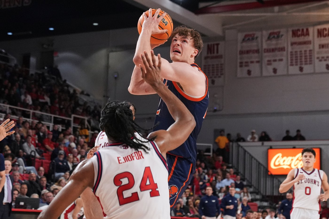 Bryce Hopkins scores 20 as No. 14 St. John's routs Bucknell 97-49 | iNFOnews.ca