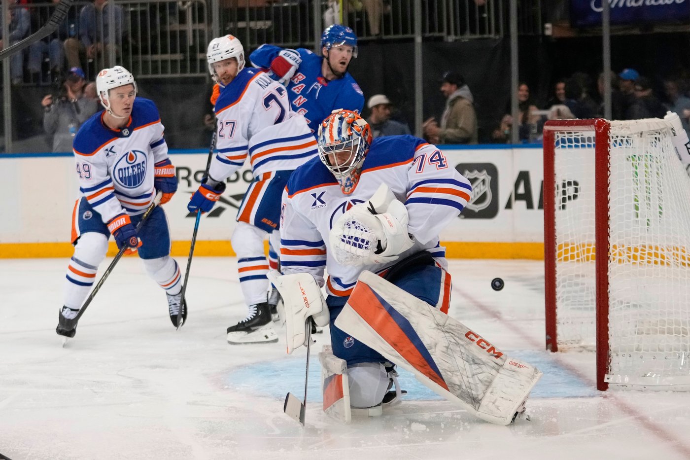 Trent Frederic scores, Stuart Skinner makes 30 saves as the Oilers shut out the Rangers 2-0 | iNFOnews.ca