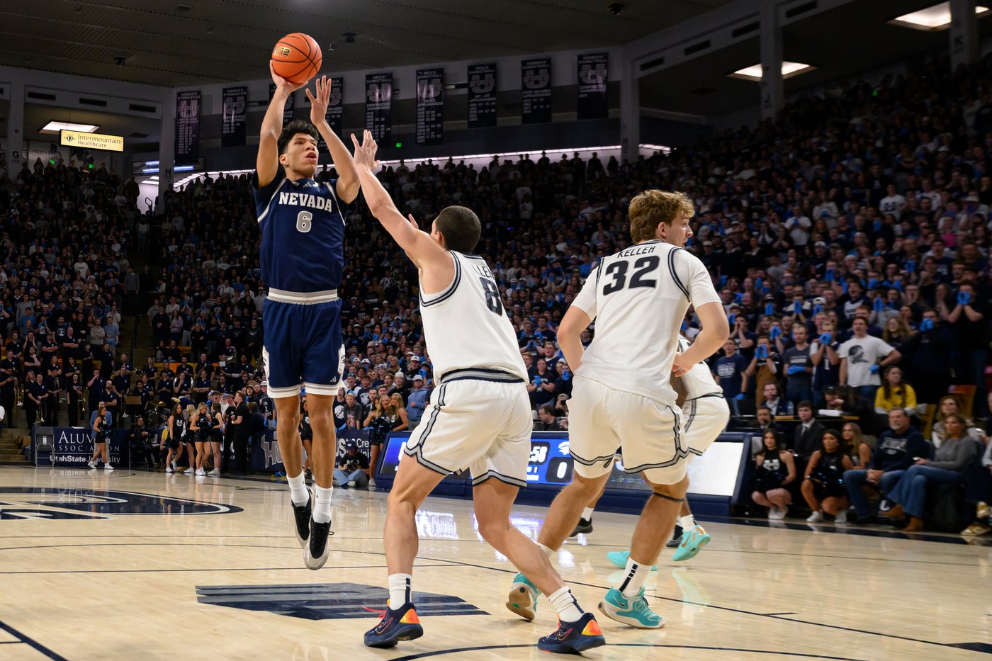 Mason Falslev scores 26 points to help No. 23 Utah State beat Nevada 71-62 | iNFOnews.ca