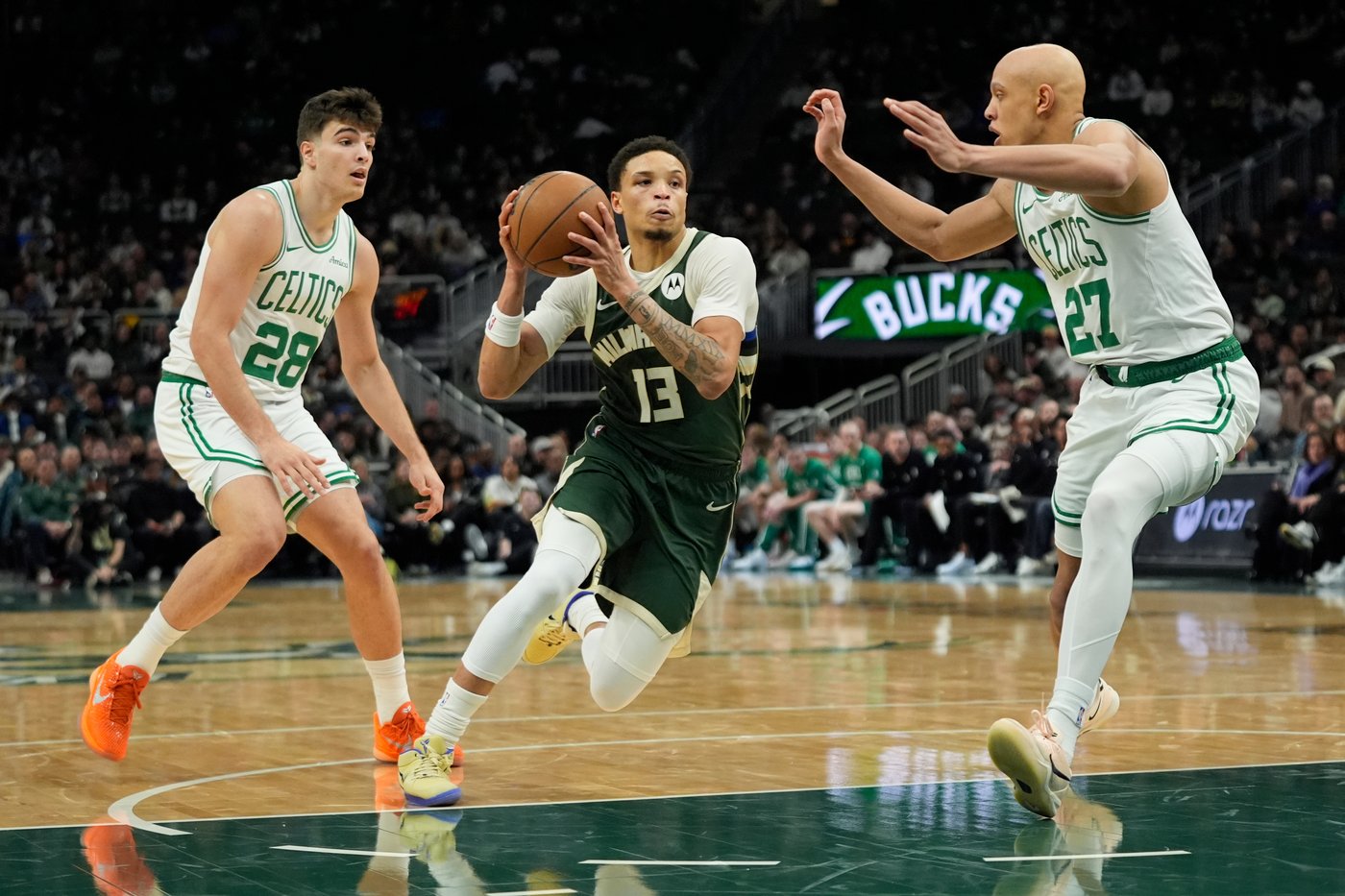 Kuzma and Portis lead Bucks past Celtics 116-101 without injured Antetokounmpo | iNFOnews.ca