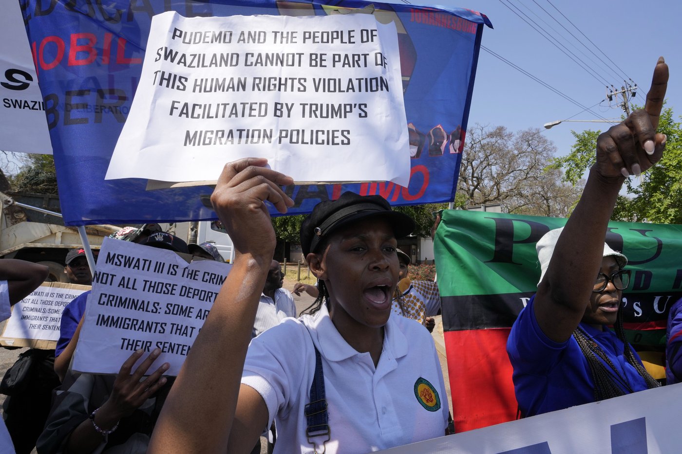 Eswatini activists protest US deportation deal at embassy in South Africa | iNFOnews.ca Eswatini activists protest US deportation deal at embassy in South Africa | iNFOnews.ca