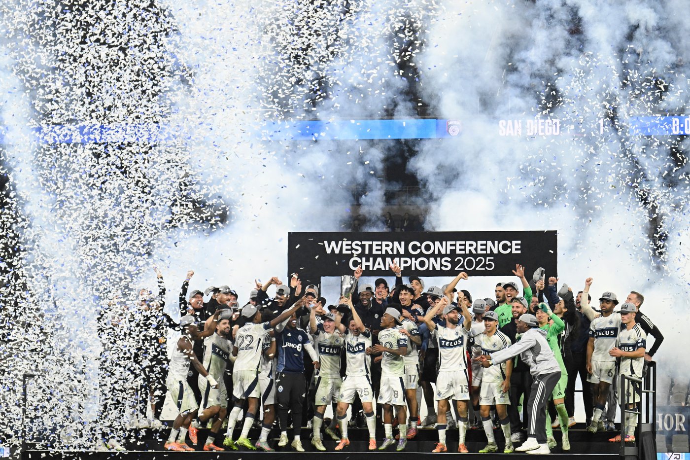 Whitecaps beat San Diego 3-1 to win Western Conference, will play Inter Miami for MLS Cup | iNFOnews.ca