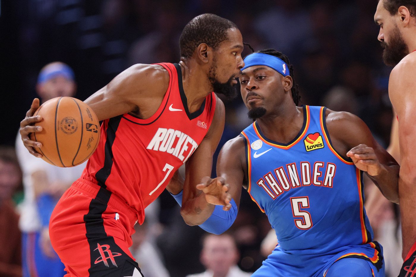 Thunder celebrate ring ceremony, banner unveiling and double-OT win over Durant's Rockets | iNFOnews.ca Thunder celebrate ring ceremony, banner unveiling and double-OT win over Durant's Rockets | iNFOnews.ca