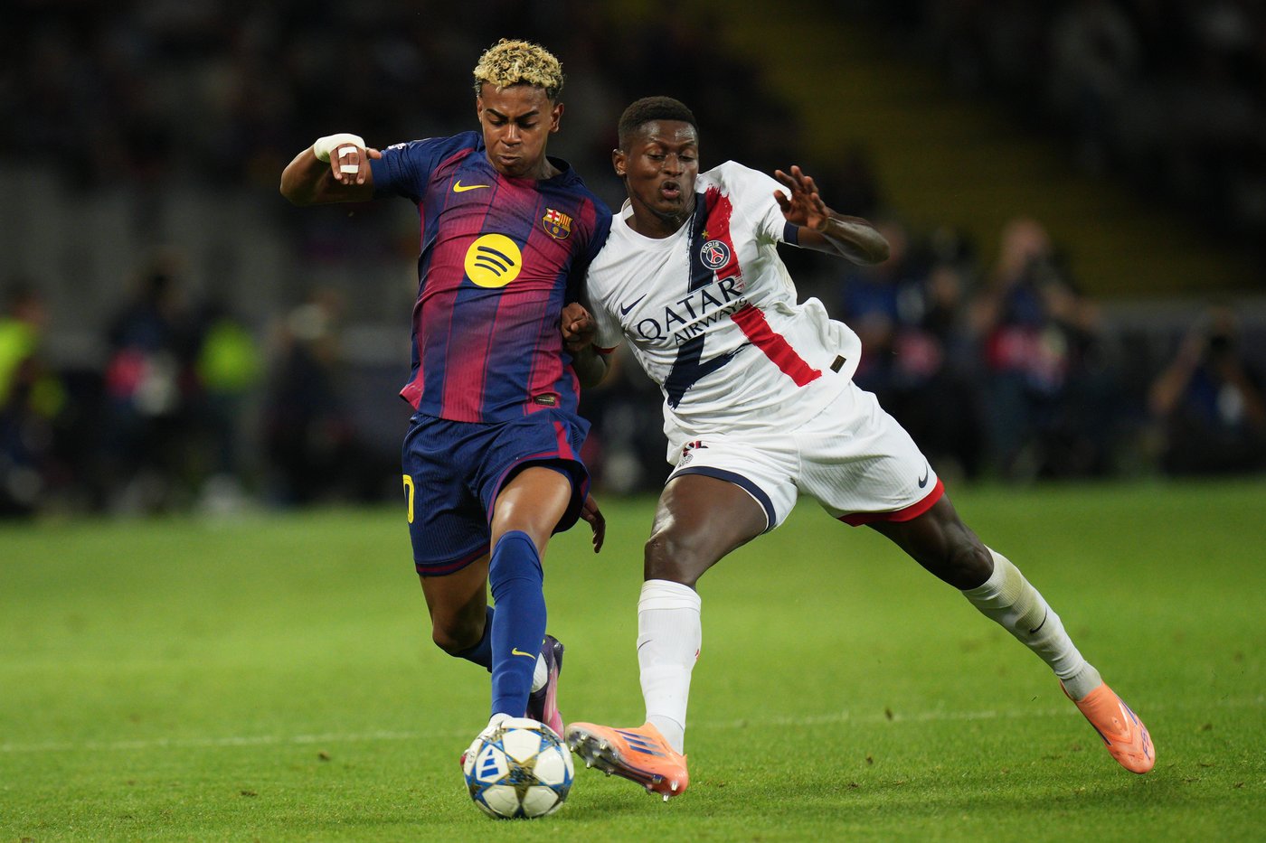 Nuno Mendes shines against Yamal as PSG beats Barcelona 2-1 in Champions League | iNFOnews.ca