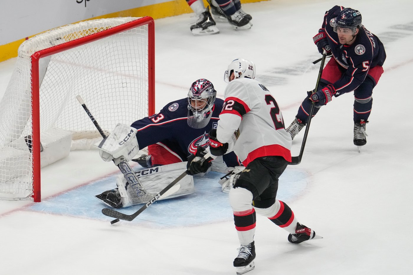 Stützle scores 2 as Senators use 4-goal 1st period to beat Blue Jackets 6–3 | iNFOnews.ca