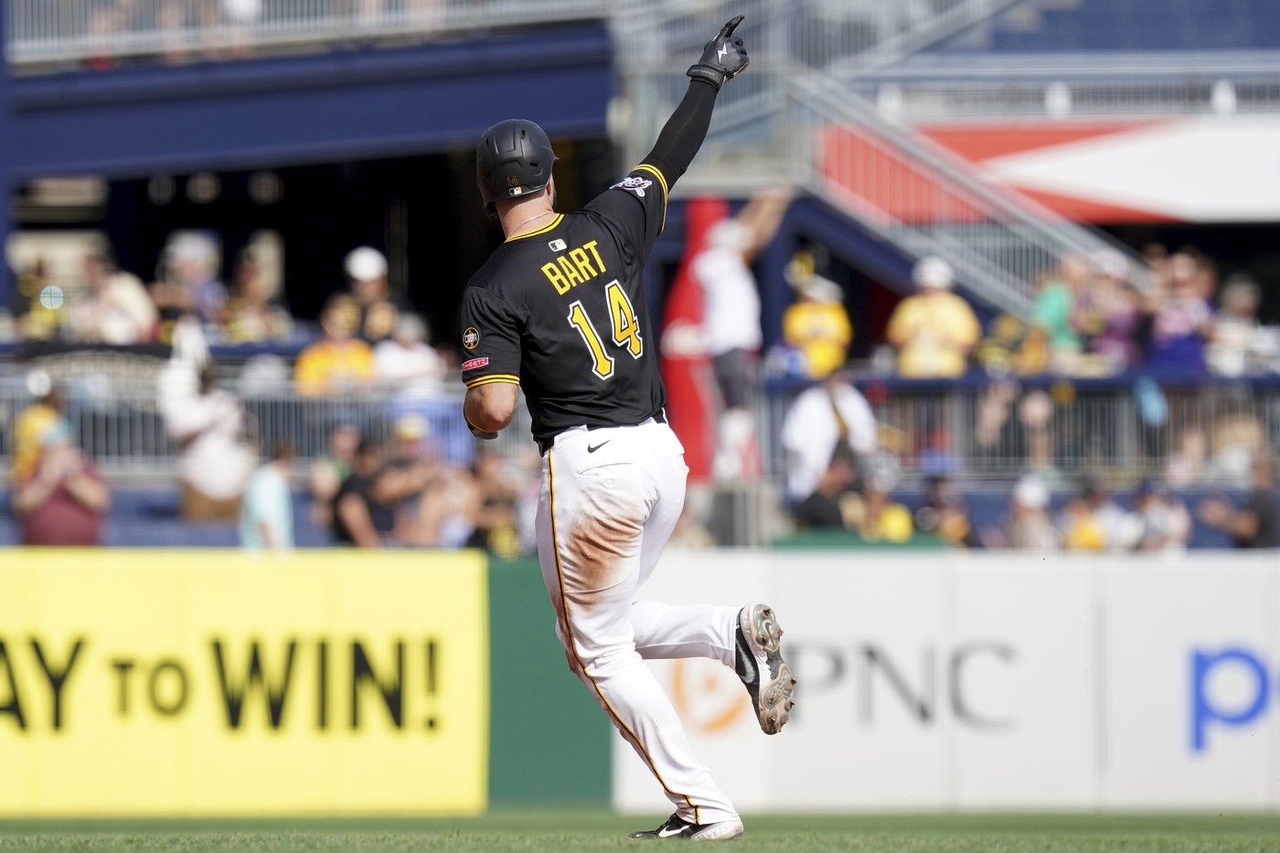 Triolo and Bart both homer to power the Pirates to an 11-0 victory over the Athletics | iNFOnews.ca Triolo and Bart both homer to power the Pirates to an 11-0 victory over the Athletics | iNFOnews.ca