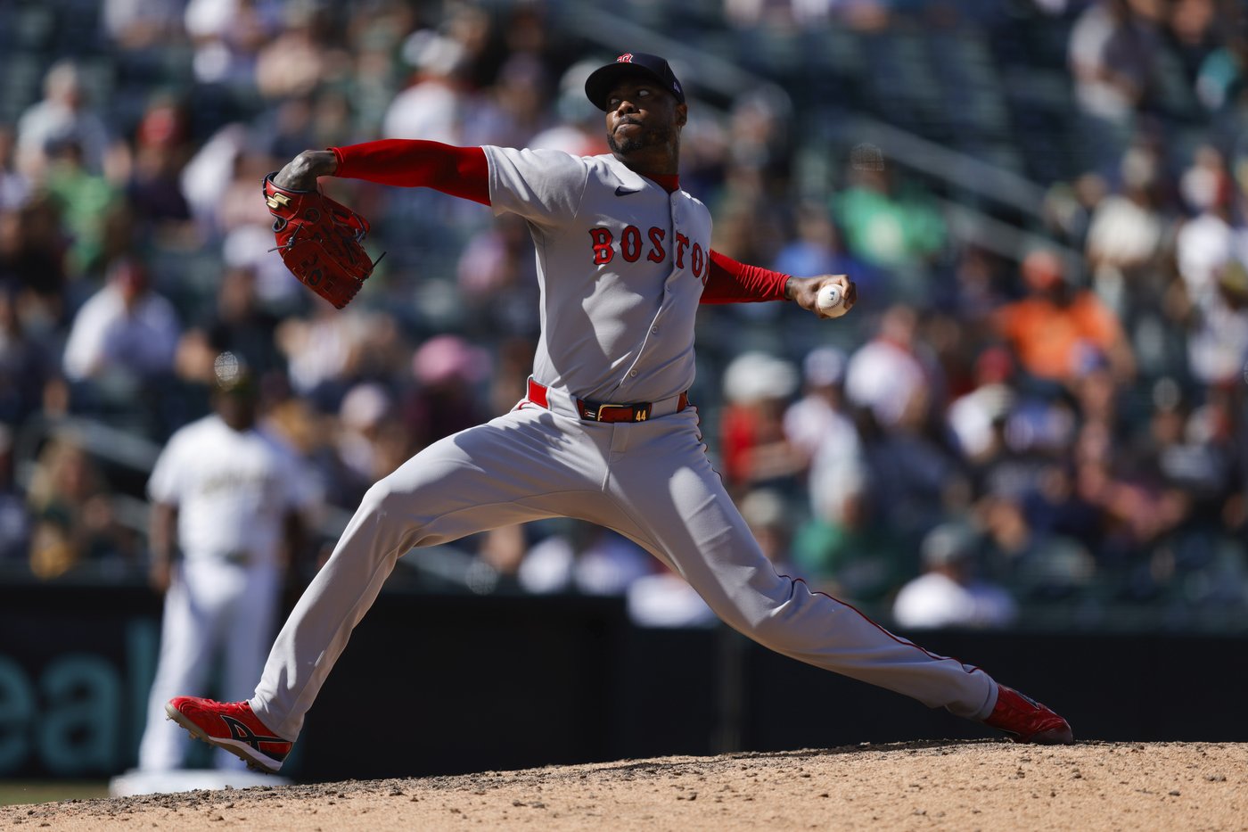 Kurtz, Butler power A's past Red Sox 5-4, end Chapman's hitless streak of 50 batters, 17 appearances | iNFOnews.ca Kurtz, Butler power A's past Red Sox 5-4, end Chapman's hitless streak of 50 batters, 17 appearances | iNFOnews.ca