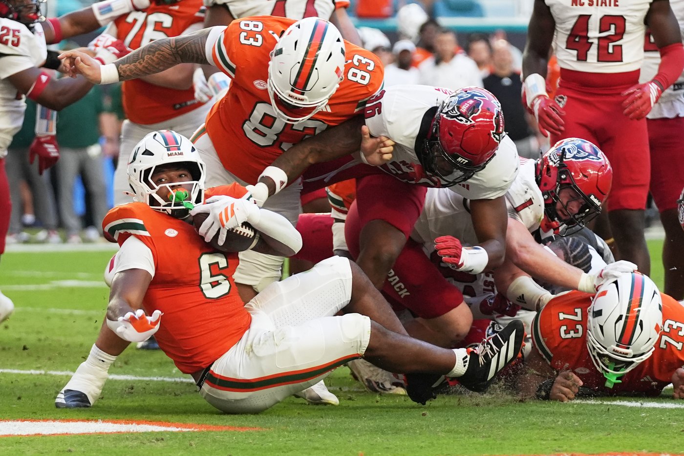 Carson Beck throws 3 TDs, No. 16 Miami rolls to 41-7 win over N.C. State | iNFOnews.ca Carson Beck throws 3 TDs, No. 16 Miami rolls to 41-7 win over N.C. State | iNFOnews.ca