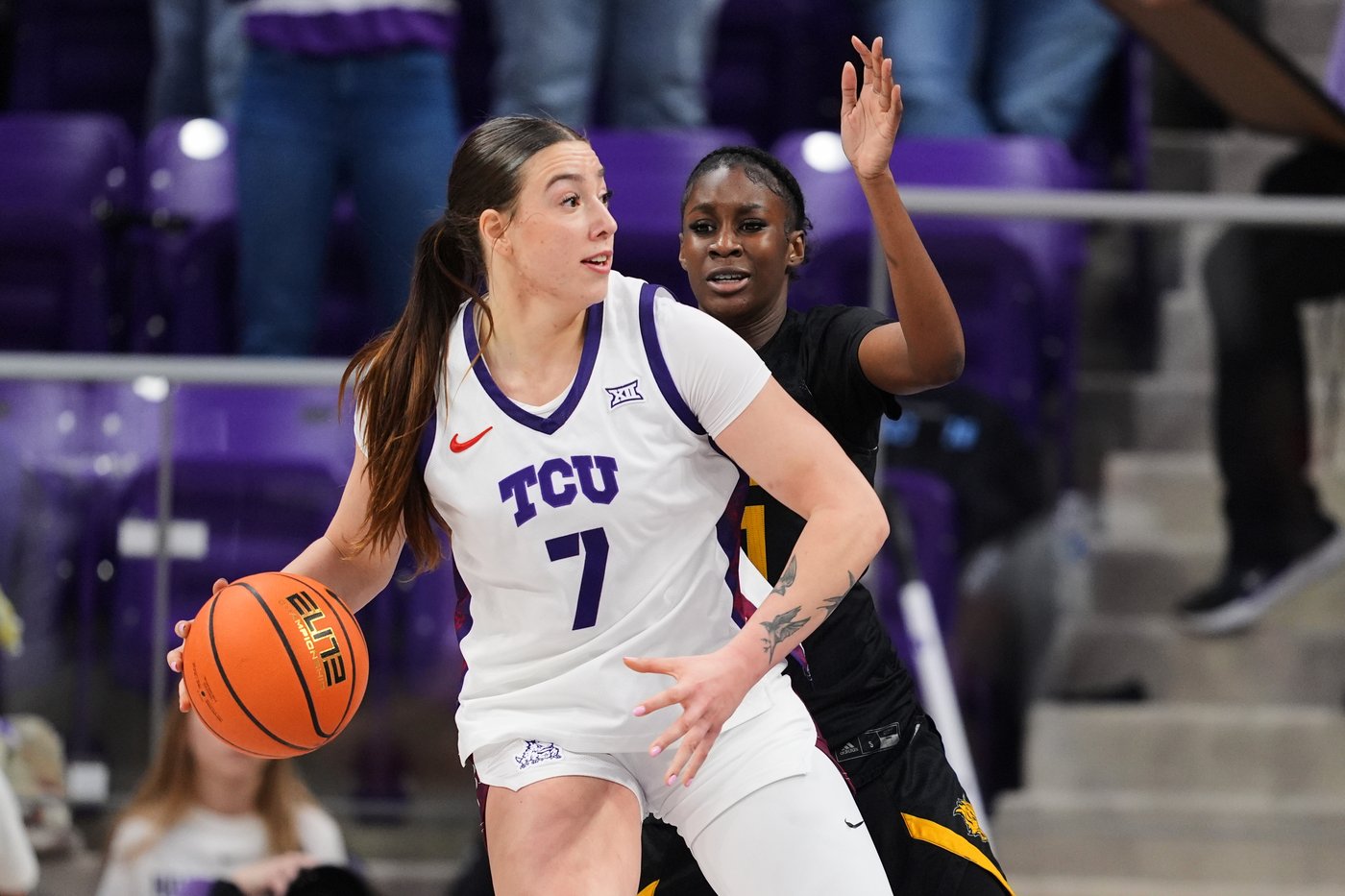 Olivia Miles has 3rd straight triple-double, and Marta Suarez her 1st as No. 9 TCU beats Pine Bluff | iNFOnews.ca