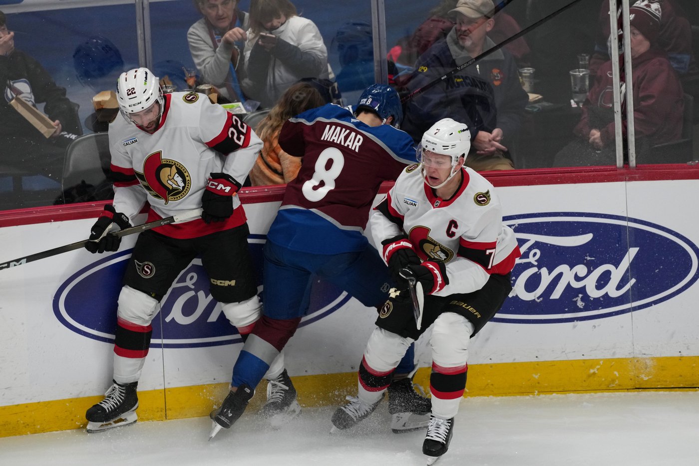 Josh Manson has 2 goals, 2 assists and a fight as Avalanche rout Senators 8-2 | iNFOnews.ca