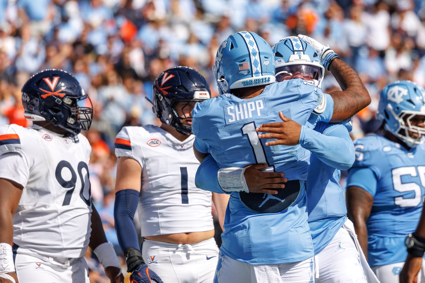 No. 16 Virginia edges North Carolina in overtime on J'Mari Taylor's TD run | iNFOnews.ca No. 16 Virginia edges North Carolina in overtime on J'Mari Taylor's TD run | iNFOnews.ca