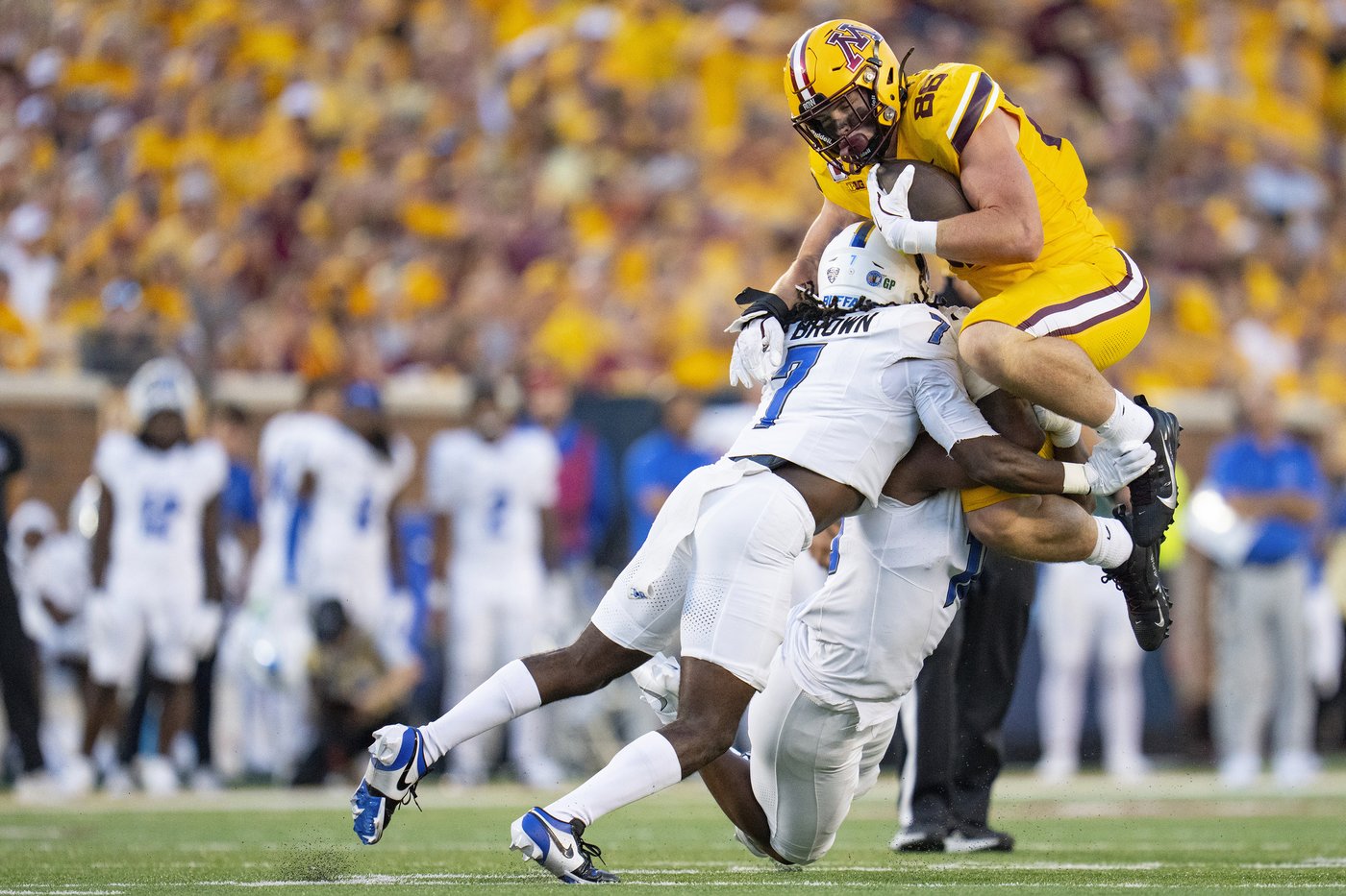 Minnesota beats Buffalo 23-10 in opener as Drake Lindsey passes for 290 yards, 2 TDs in debut | iNFOnews.ca