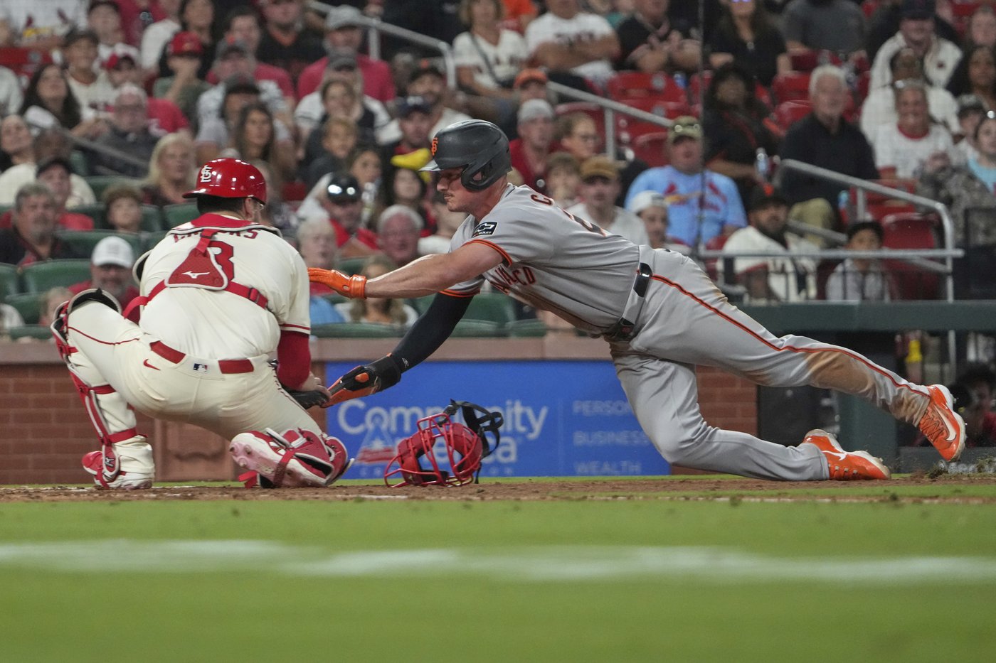 Jordan Walker's 2-run double in the 9th rallies Cardinals for a 3-2 win over Giants | iNFOnews.ca