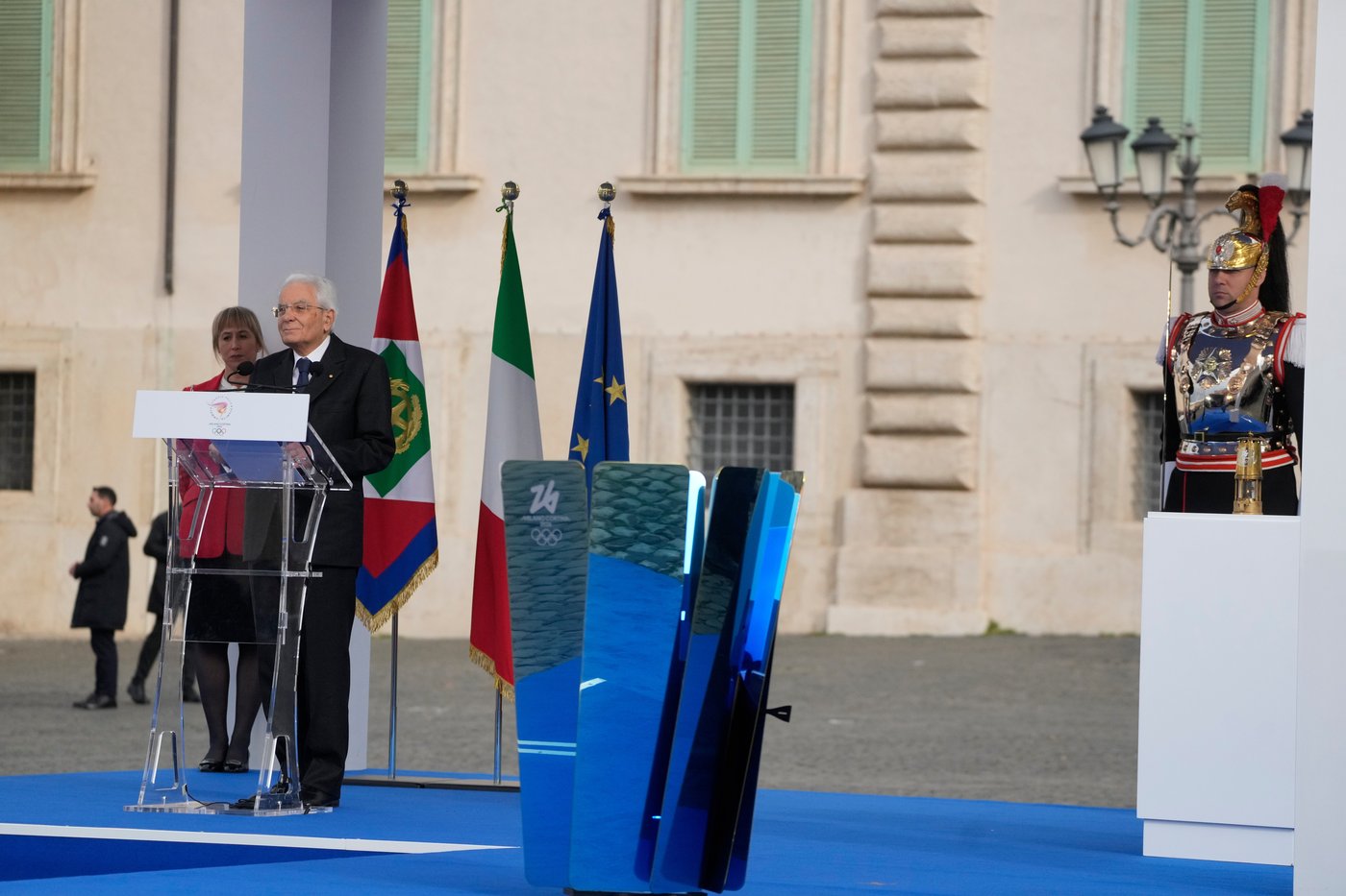 Cauldron for Milan Cortina Winter Olympics lit at Italy's presidential palace with 2 months to go | iNFOnews.ca