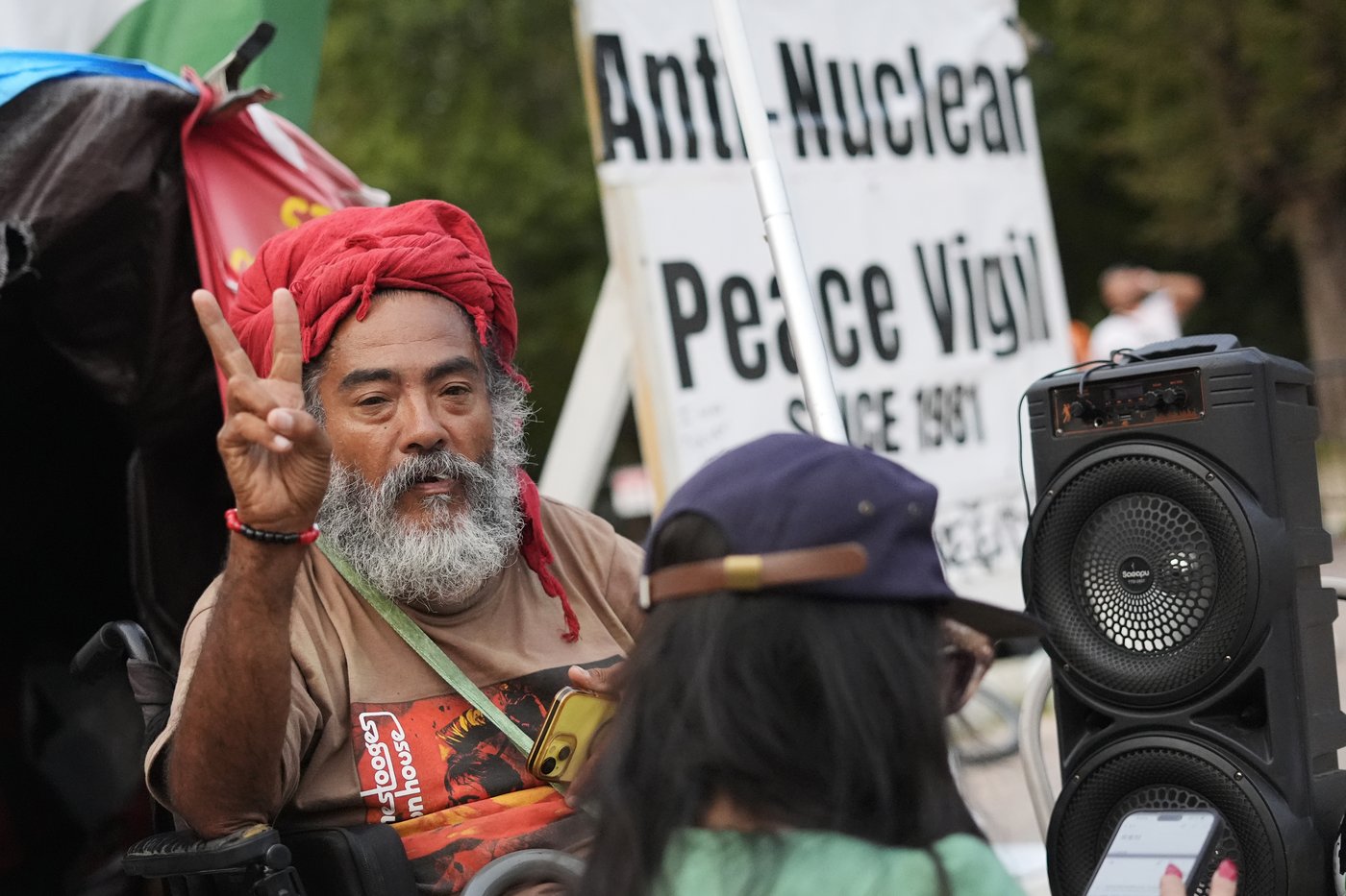A decades-long peace vigil outside the White House is dismantled after Trump's order | iNFOnews.ca A decades-long peace vigil outside the White House is dismantled after Trump's order | iNFOnews.ca