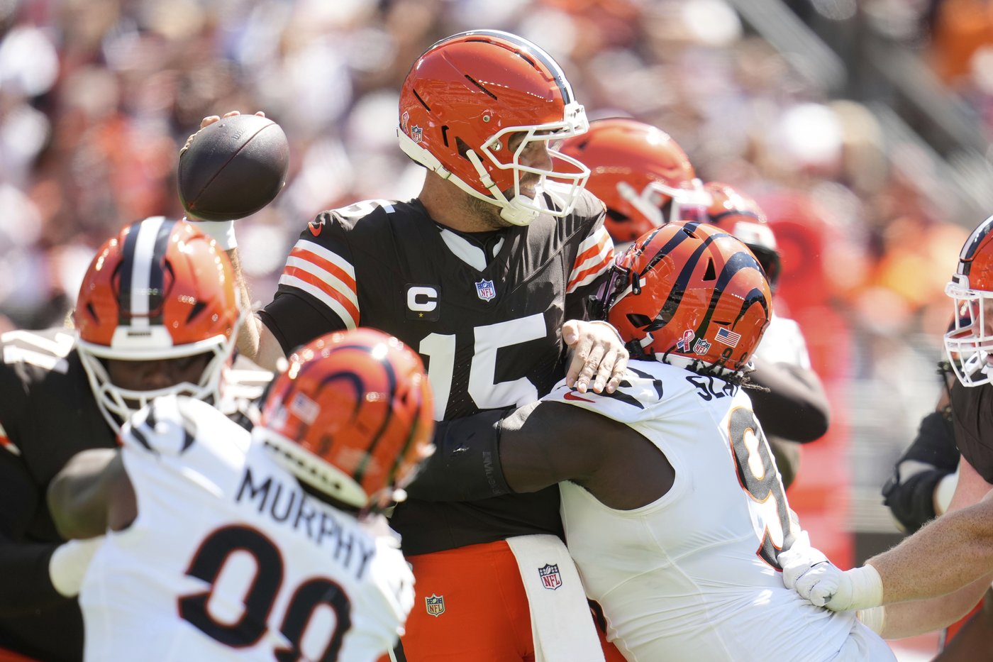 Szmyt's missed kicks, Flacco's interceptions loom large for Browns in 17-16 loss to Bengals | iNFOnews.ca Szmyt's missed kicks, Flacco's interceptions loom large for Browns in 17-16 loss to Bengals | iNFOnews.ca