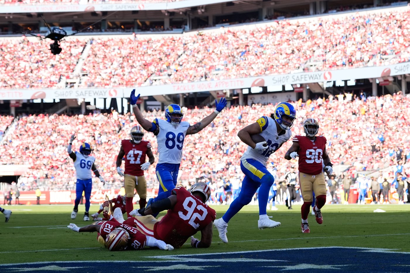 Injury-riddled 49ers defense crumbles as Rams score 6 touchdowns in blowout win | iNFOnews.ca