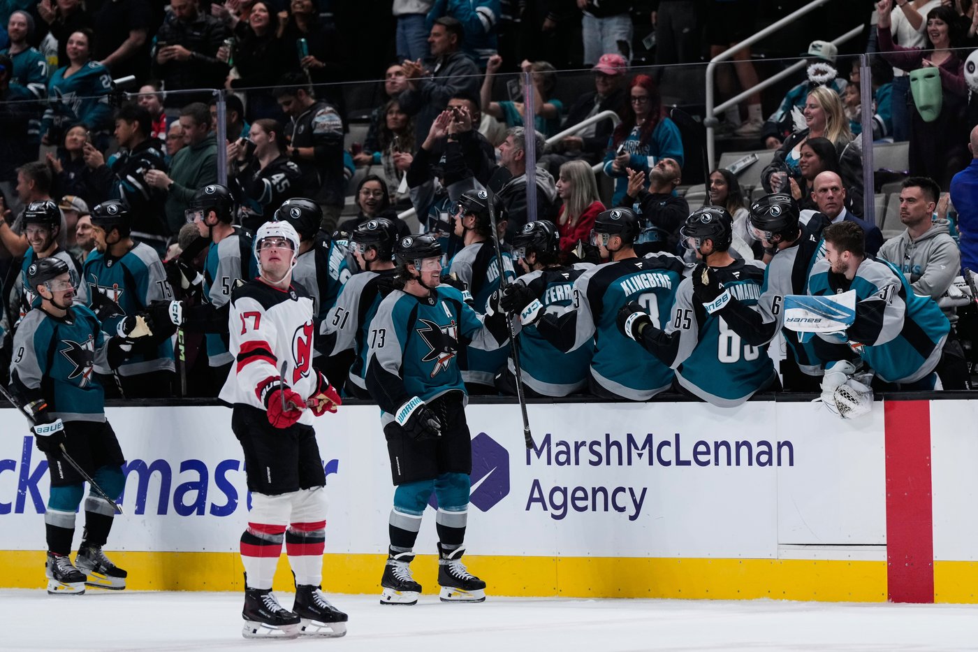 San Jose Sharks earn first home win of the season with 5-2 victory over New Jersey Devils | iNFOnews.ca San Jose Sharks earn first home win of the season with 5-2 victory over New Jersey Devils | iNFOnews.ca