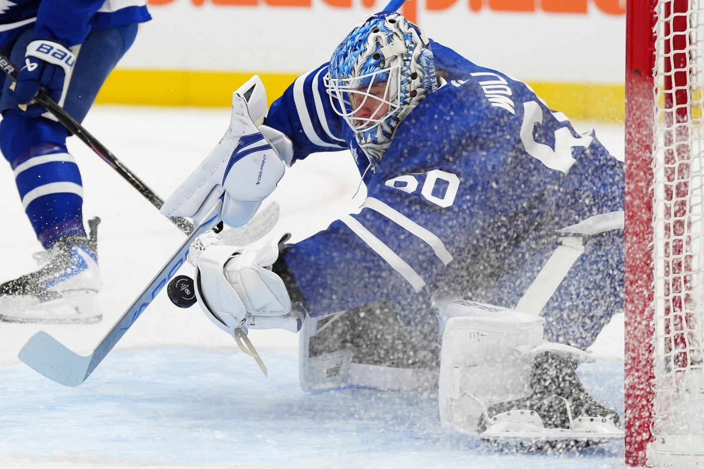 Woll stands tall as short-handed Maple Leafs dump Devils 4-0 | iNFOnews.ca