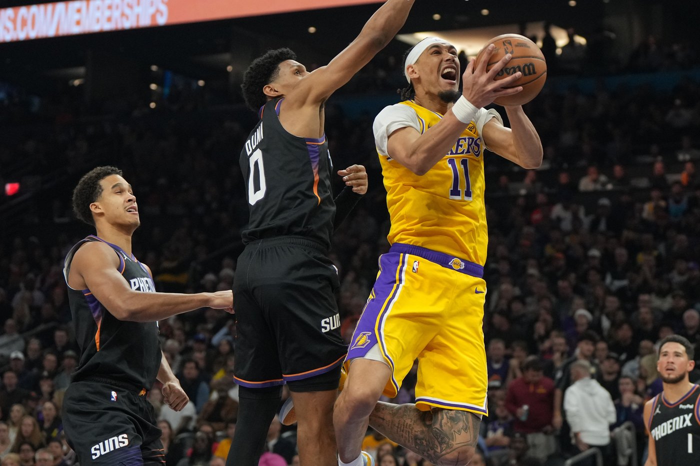 Dillon Brooks scores 25, Suns dominate Luka-less Lakers for a 132-108 victory | iNFOnews.ca